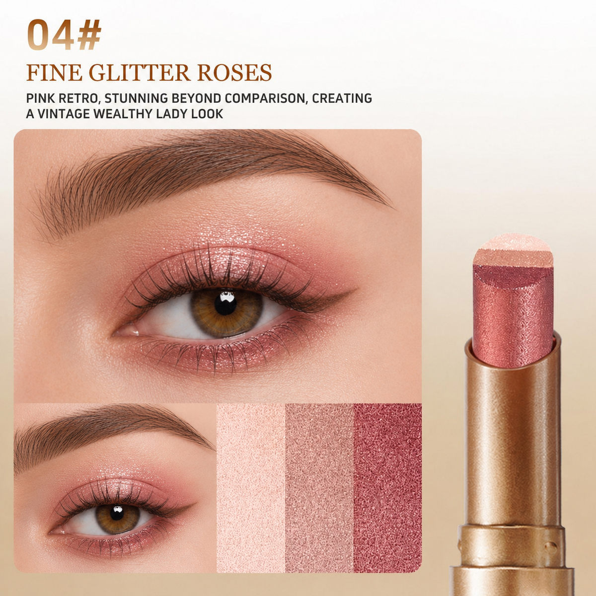 Effortless 3 Color Eyeshadow Stick