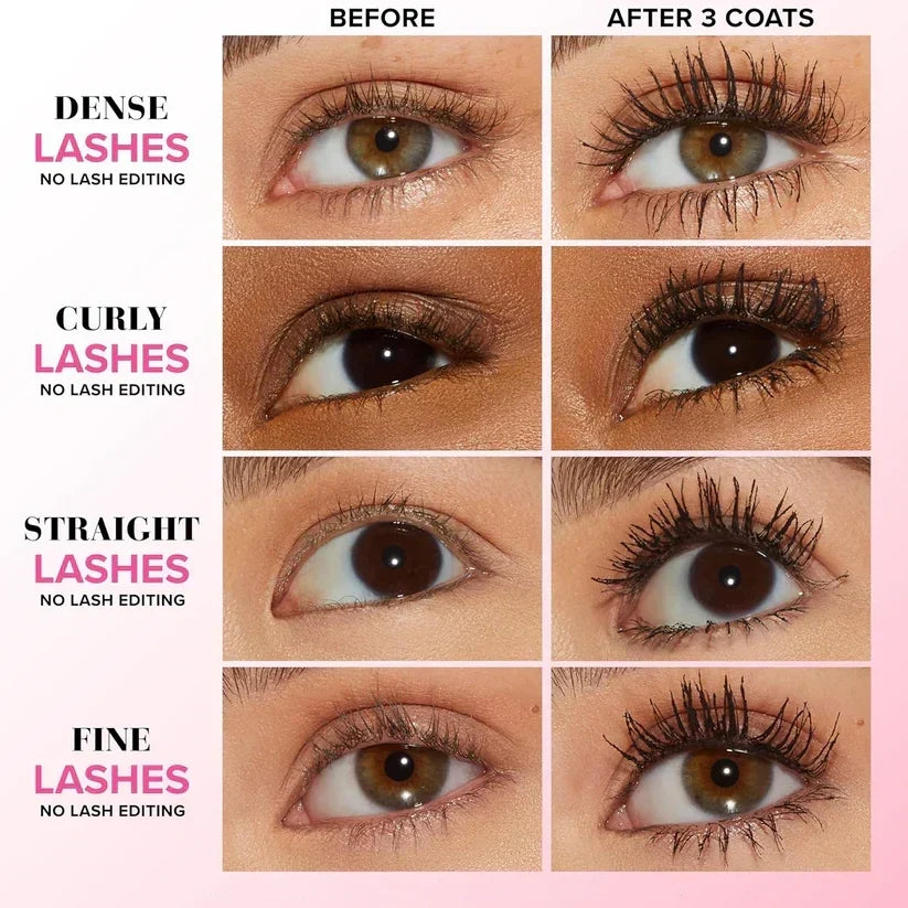 Lengthening & Curling Mascara – Waterproof, Smudge-Proof Lash Booster