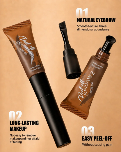 Instant Peel-Off Eyebrow Gel – Long-Lasting Natural Brow Tint