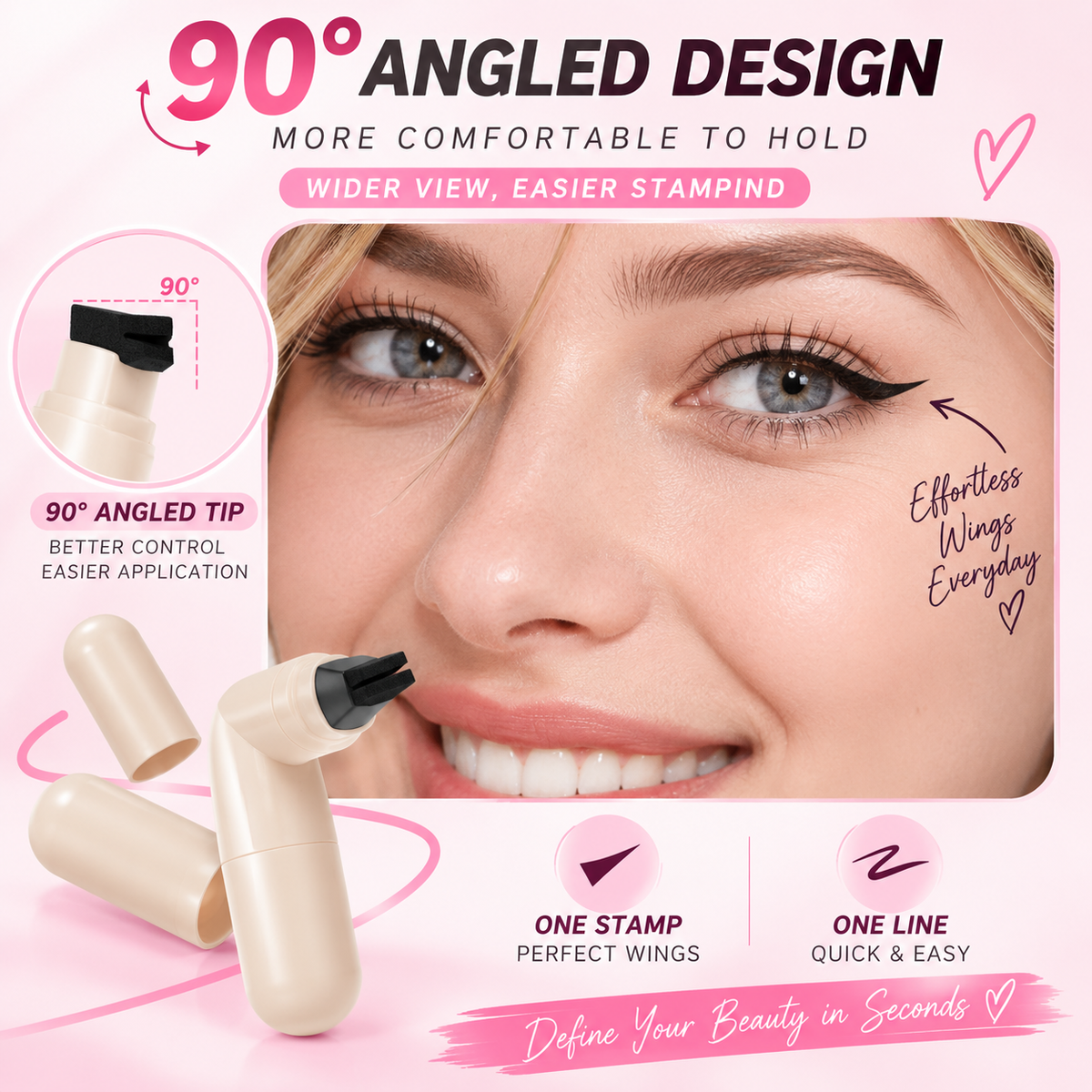 Perfect Wings in One Stamp  No shaky lines. No endless fixing. Just stamp, line & go.